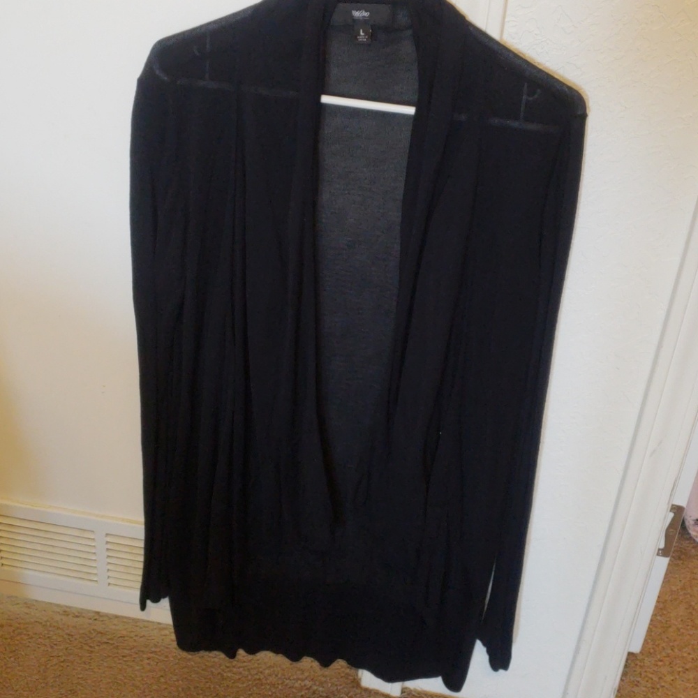 Mossimo high front, low back cardigan